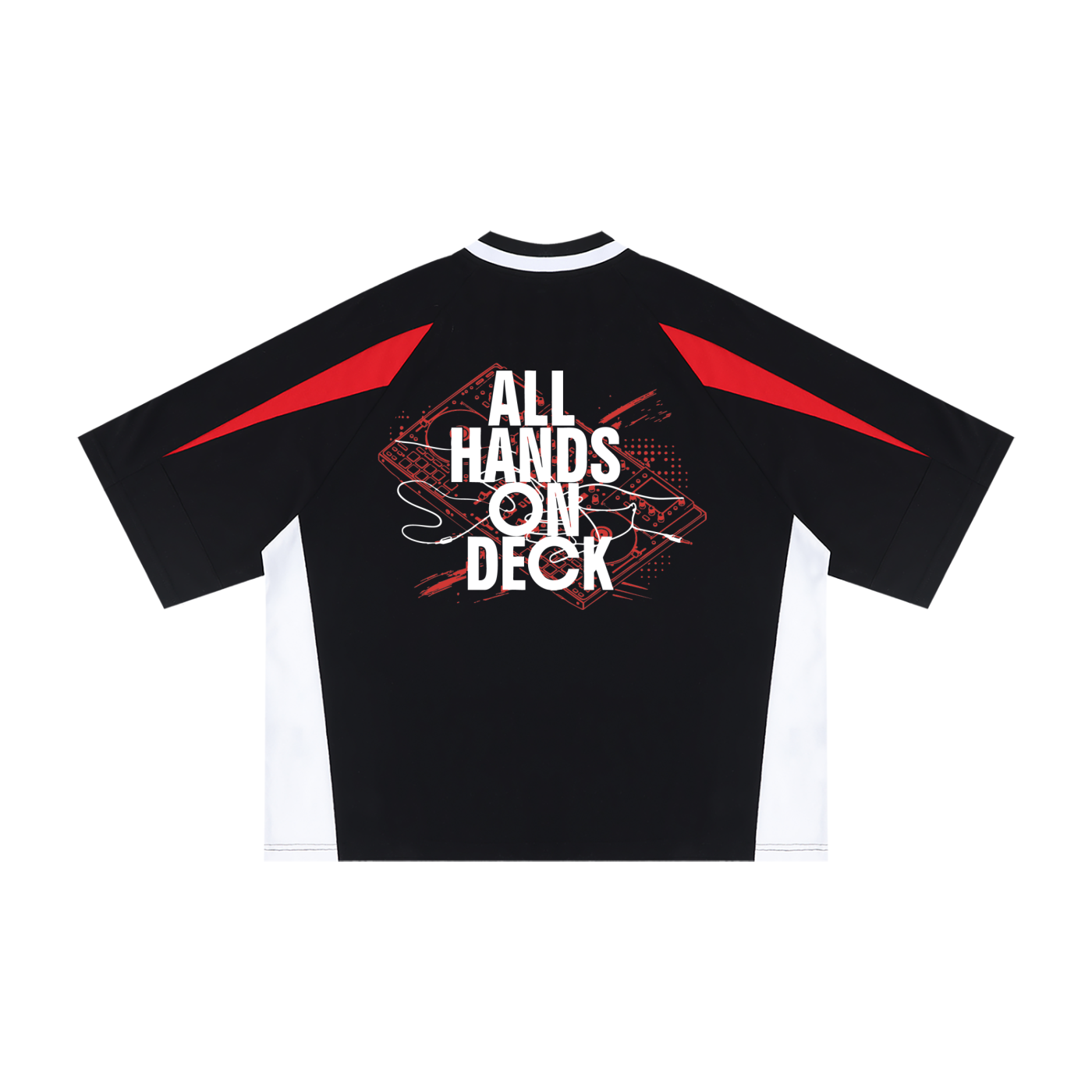 ALL HANDS ON DECK JERSEY T-SHIRT
