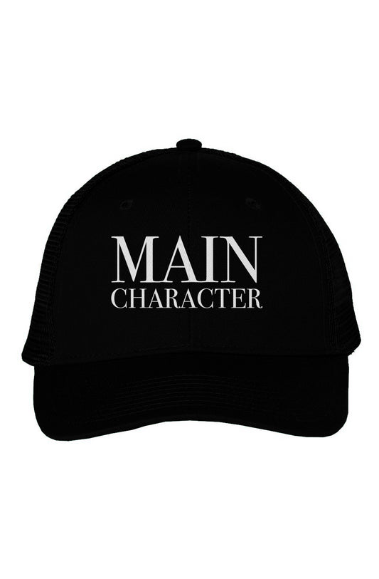 Main Character Mesh-Back Twill Trucker Cap