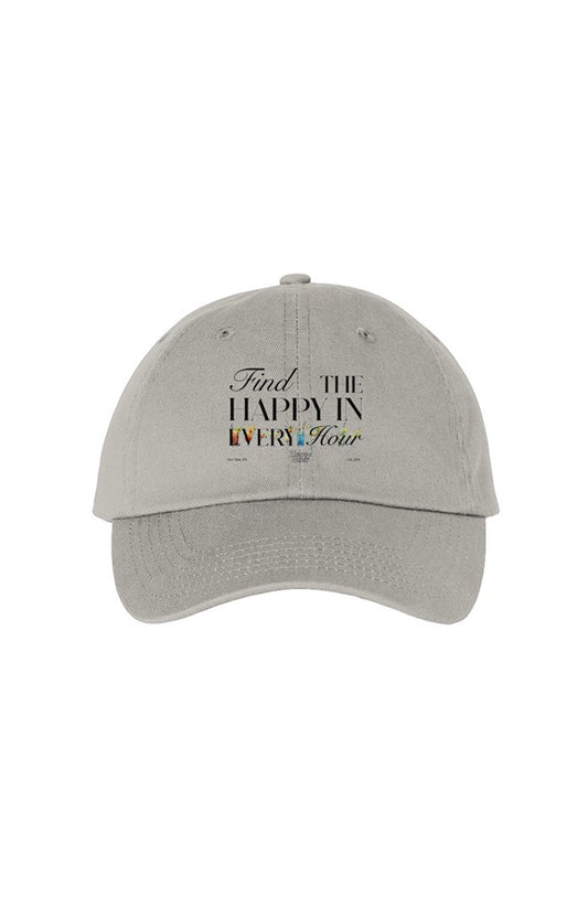 Find The Happy Bio-Washed Dad Hat