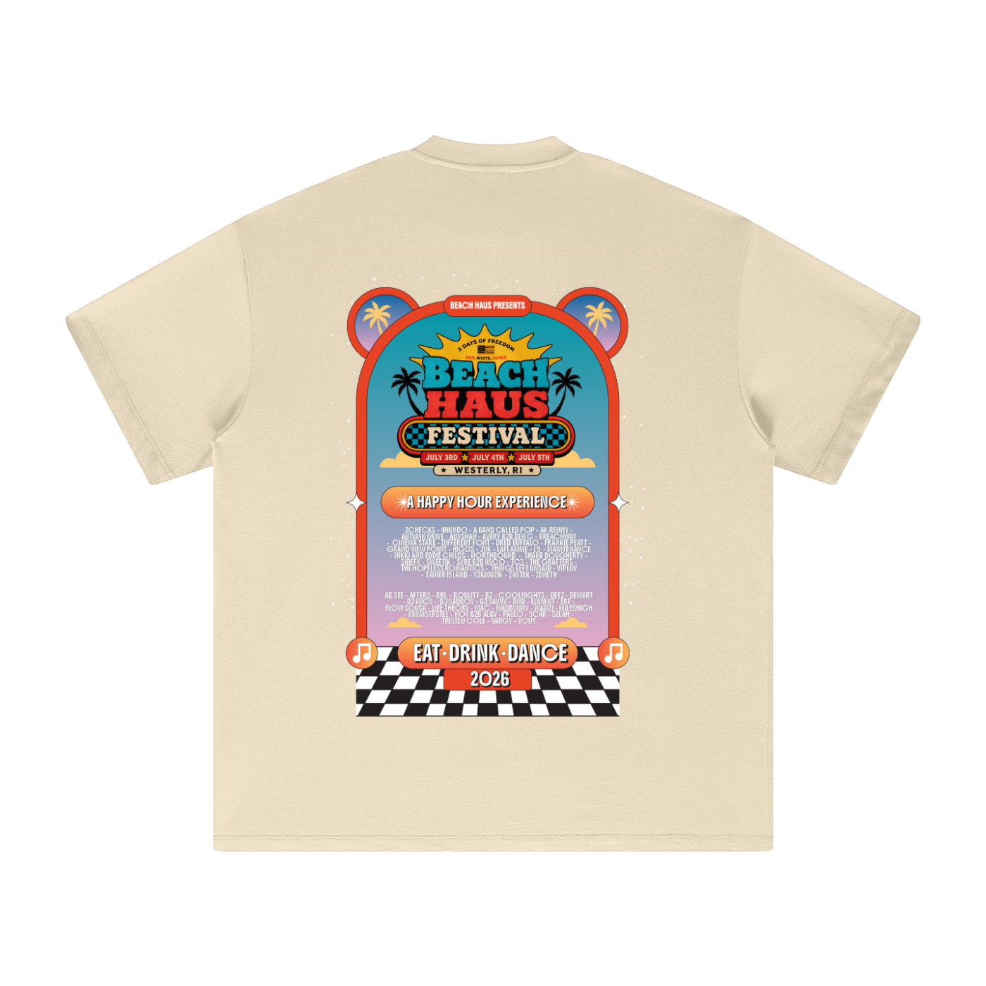 LINE UP T-SHIRT