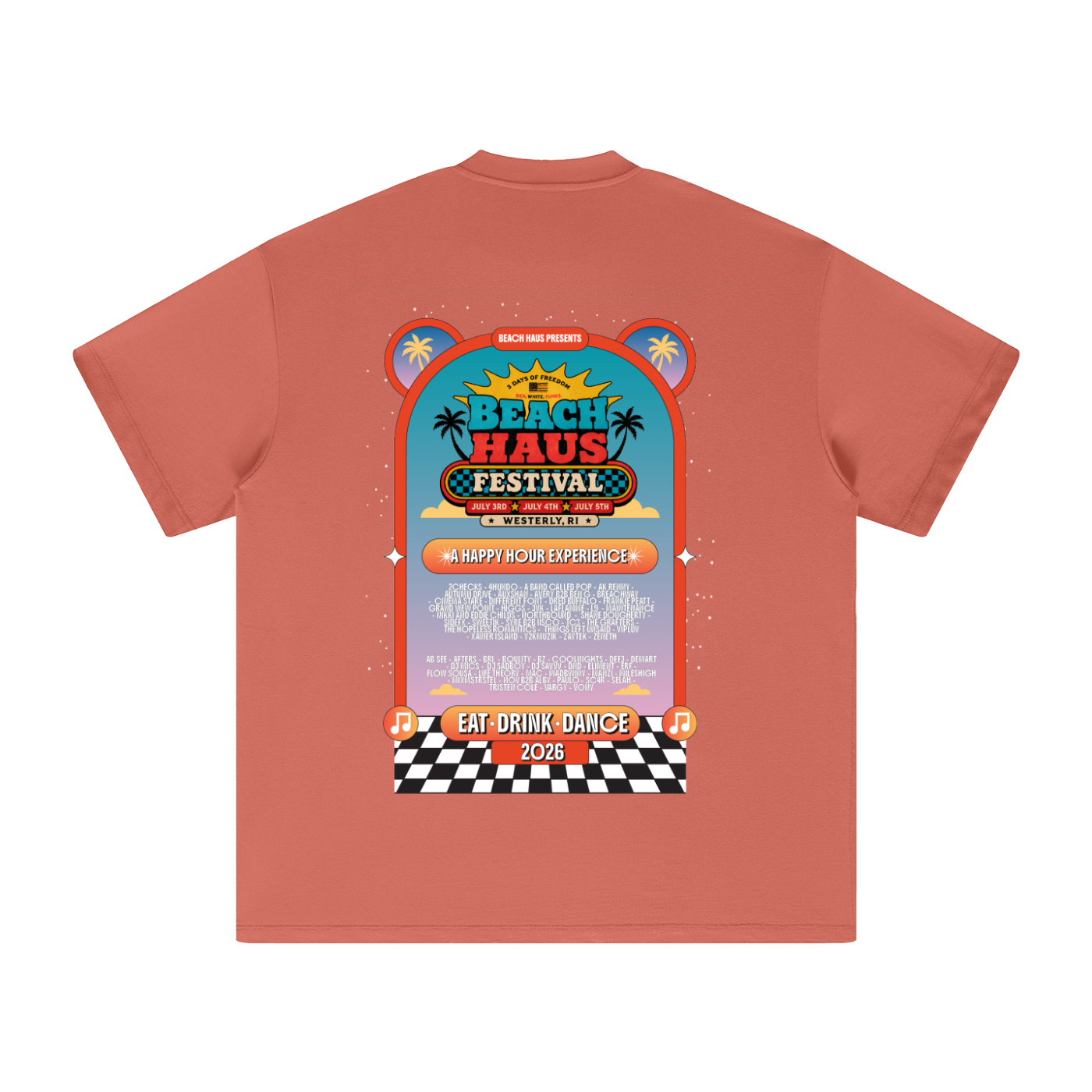 LINE UP T-SHIRT